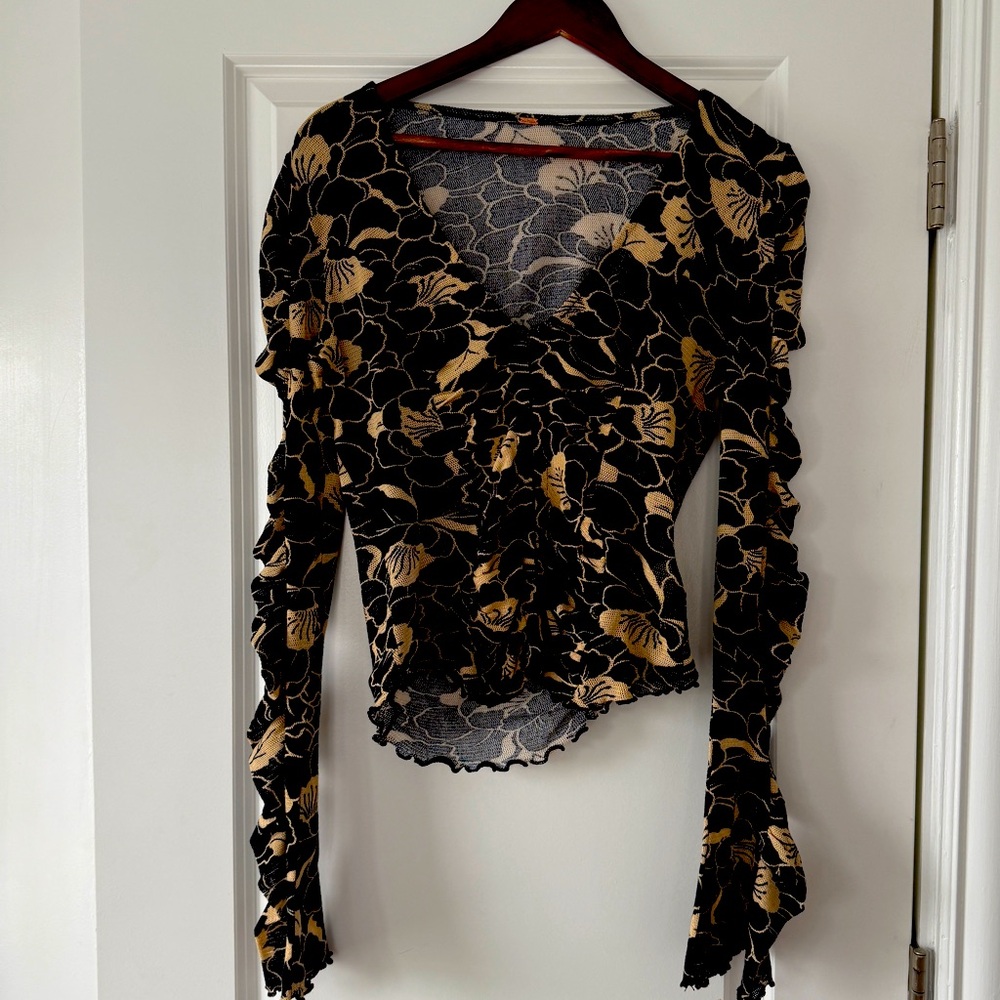 Free people long sleet blouse